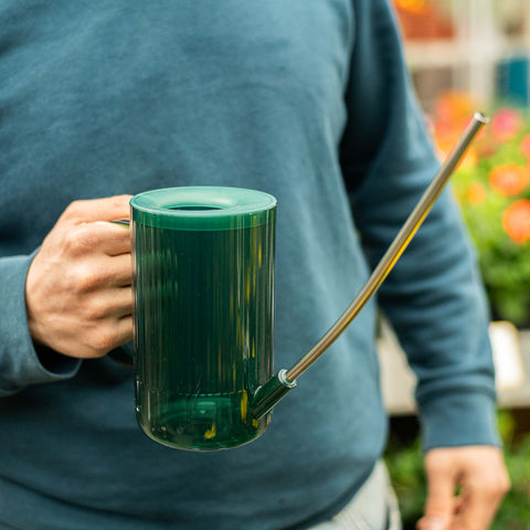 Simegarden Annaffiatoio becco lungo 1 L / Verde trasparente