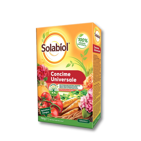 Simegarden Concime universale Solabiol Granulare - 750g / Ideale per nutrire fino a 15mq