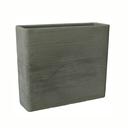 Simegarden Fioriera Cassetta portavaso Shabby Alta Rigata Vasar 84 cm / Oxford green (Verde) / 1