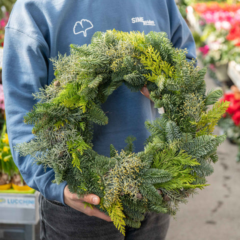 Simegarden Ghirlanda di Natale 40 cm