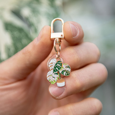 Simegarden Portachiavi monstera variegata