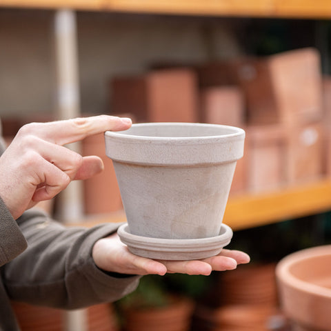 Simegarden Sottovaso in terracotta grigio