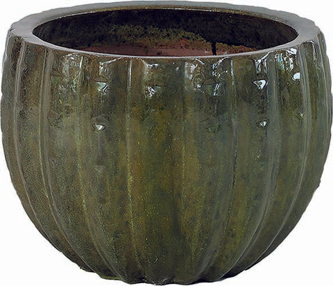 Simegarden Vaso in Ceramica Verde 27 cm