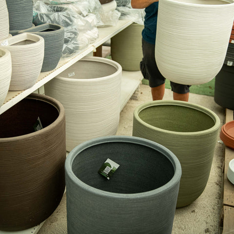 Simegarden Vaso shabby rigato
