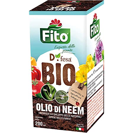 Fito Olio di Neem insetticida Agisce contro la Cocciniglia / Liquido - da diluire - 200ml