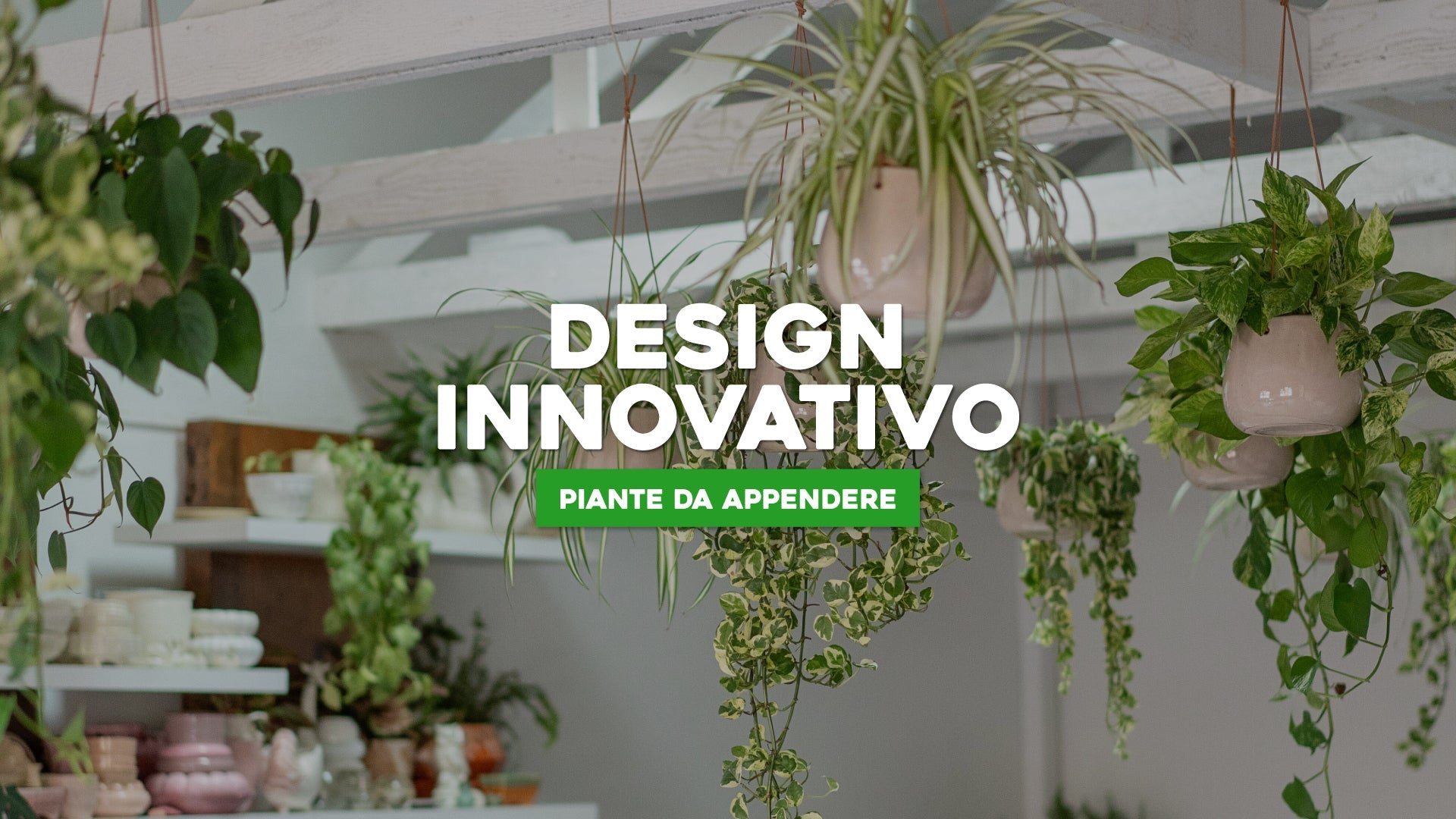 Fioriera Sospesa In Metallo 2 Ripiani – Vaso Pensile Per Piante Da Interno Ed Esterno, Stile Boho, Colore Verde
