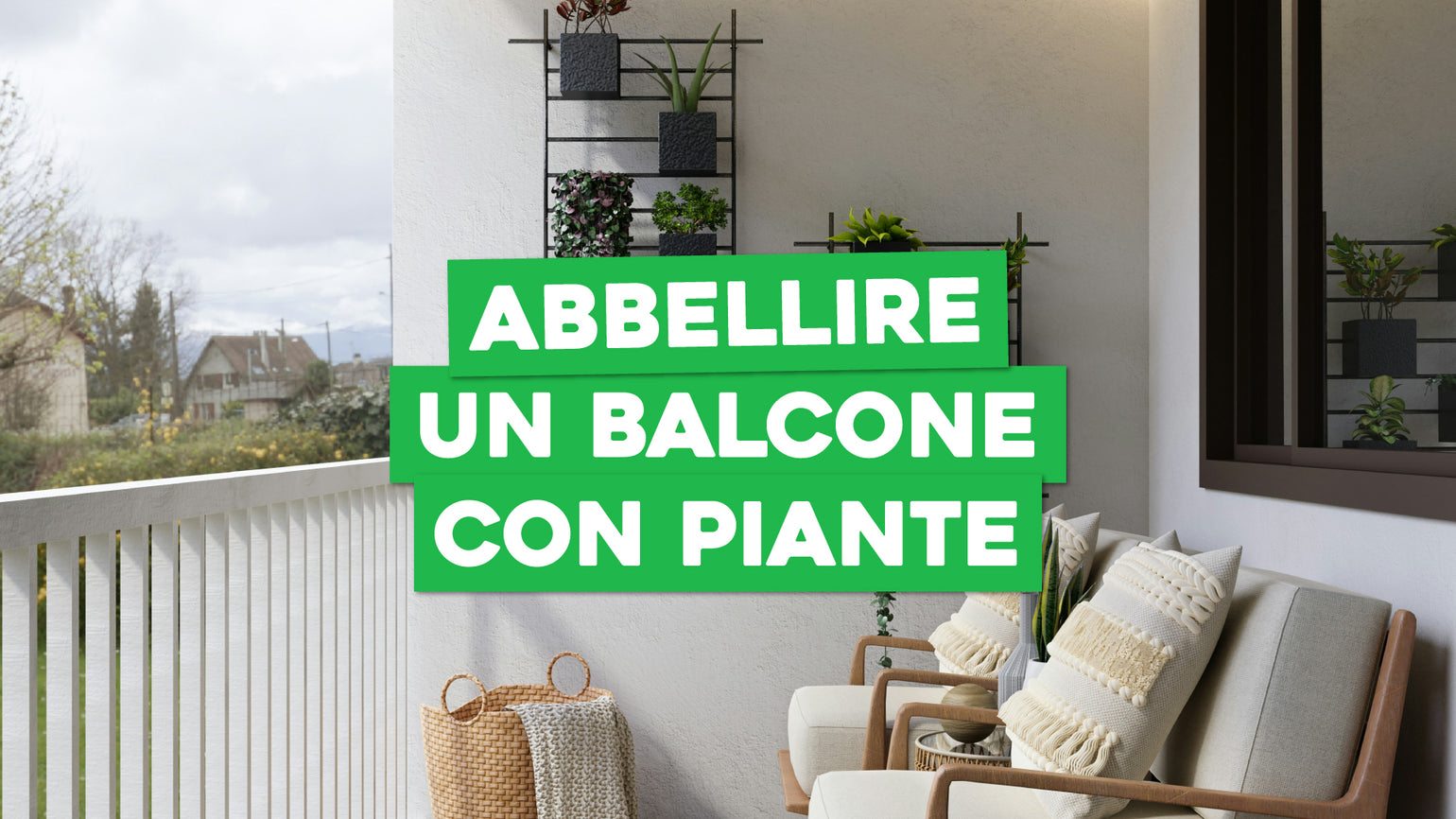 come abbellire un balcone piccolo