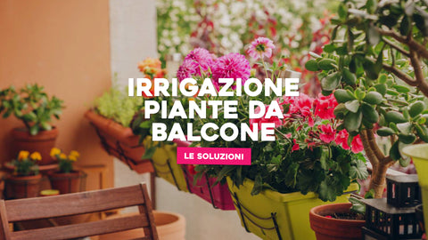 Irrigazione per piante da balcone: le soluzioni