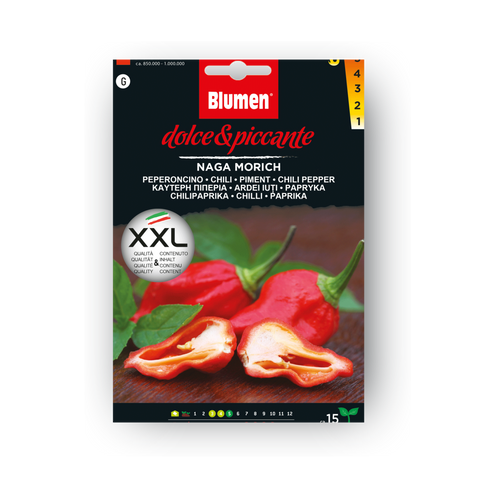 Peperoncino piccante naga morich
