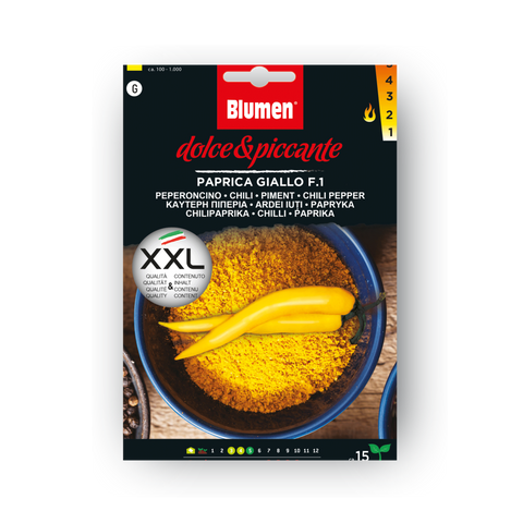 Peperoncino piccante Paprika giallo