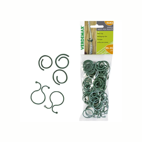 Simegarden Anelli misti per piante 25 + 25 pezzi