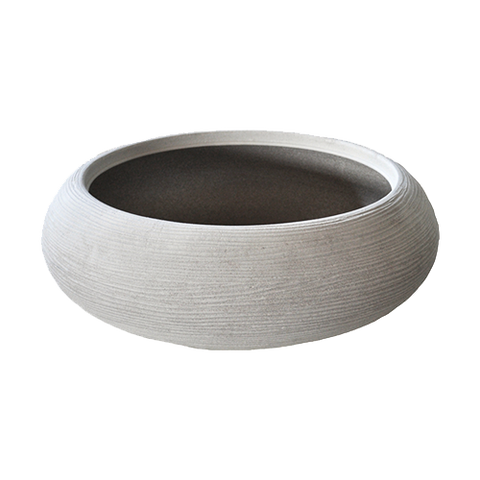 Simegarden Ciotola shabby 35 cm / Bianco Perla