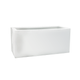 Simegarden Fioriera rettangolare cassetta Fenice Bianco / 80 cm