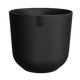 Simegarden Portavasi da interno "Jazz round" Living black / ⌀ 14 x H 13 cm