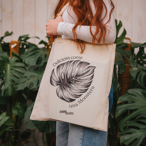 Simegarden Tote bag "Monstera deliciosa"