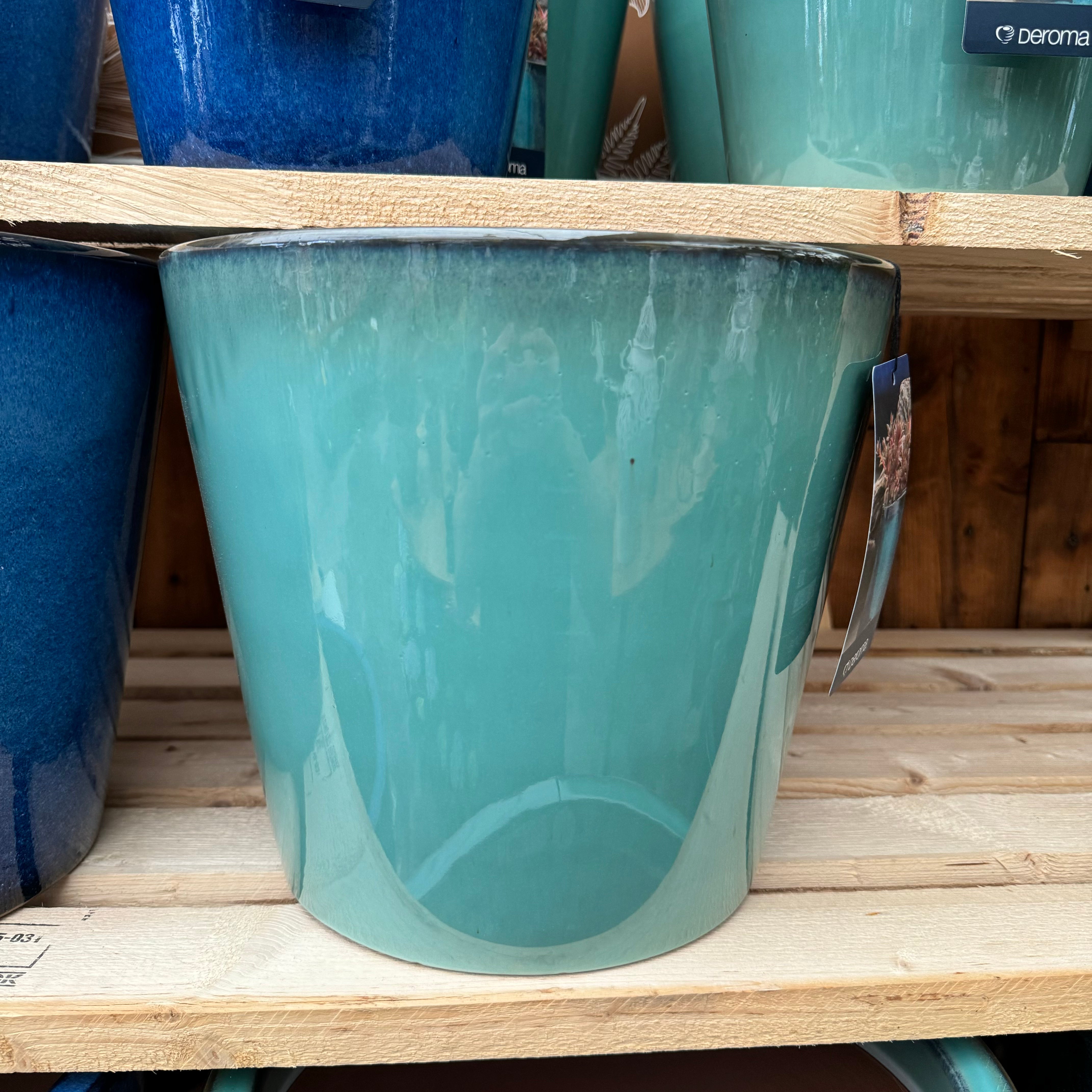 Vaso In Ceramica ASA Serie Como, Colore Crema, Laccato Opaco - Decorazione Elegante Per Casa, Diametro 4/9 Cm, Altezza 18 Cm