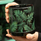 Simegarden Vaso ceramica nero 11 cm