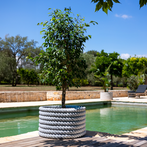 Simegarden Vaso Cilindro corda
