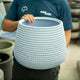 Simegarden Vaso conchino bali 26.5 cm / Azzurro polvere