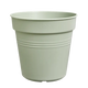 Simegarden Vaso di plastica da coltivazione ⌀ 27 x h 25 cm / Verde pietra