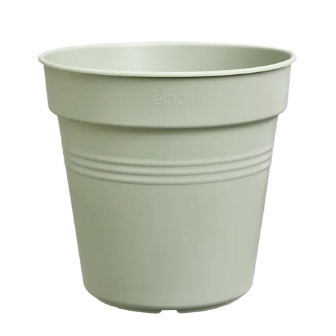 Simegarden Vaso di plastica da coltivazione ⌀ 27 x h 25 cm / Verde pietra