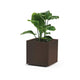 Simegarden Vaso esterno design kebe greener cubo 40 x 40 x 40 cm / Marrone