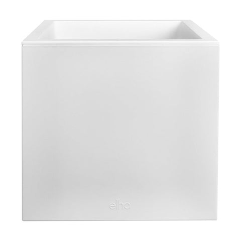 Simegarden Vaso plastica piante "Vivo Next Square" 30 x 30 x H 29 cm / Bianco