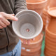 Simegarden Vaso Terracotta Grigio