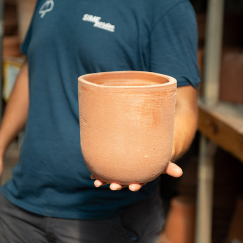 Simegarden Vaso terracotta moderno 16.5 cm