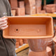 Simegarden Vaso terracotta rettangolare 39 x 18 x H 16 cm