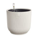 Simegarden Vaso Vibes fold round Bianco lino - NUOVO / ⌀ 7 x H 7 cm