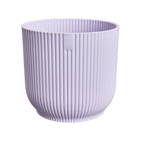 Simegarden Vaso Vibes fold round Lilla tenue - NUOVO / ⌀ 7 x H 7 cm