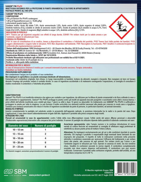 Sanium insetticida sistemico – Simegarden