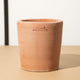 Simegarden Vaso di terracotta tondo 15cm / Bordo doppio - anticato